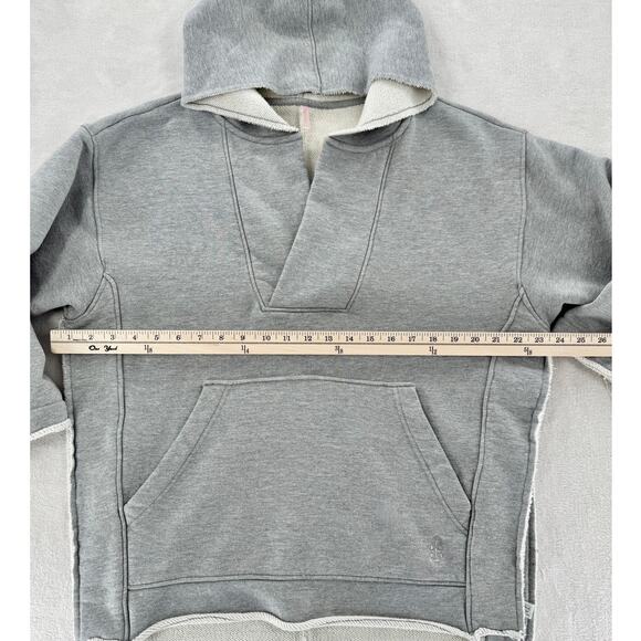 Free People Movement Gray Free Spirit Tunic Hoodie Sweatshirt Small Oversized - Picture 8 of 9